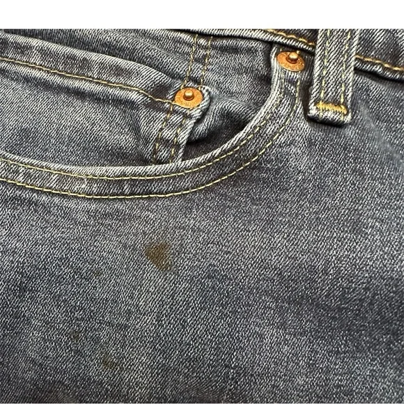 Levi's Women's Straight Leg Dark Blue Jeans - Picture 5 of 5